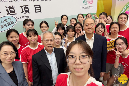 Senior Secondary Students Attend Karate Competitions at the 15th National Games (Macao)